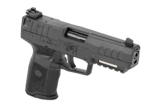 Five-SeveN MRD Optics Ready 5.7x28mm Pistol from FN has a photo-luminescent front sight and adjustable rear sight